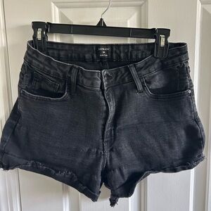 Just Black Women's Dark Gray Jean Shorts